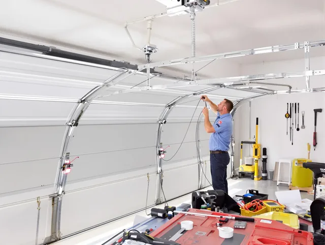 Garage door cable repair service by Lewisboro Garage Door Repair in Lewisboro