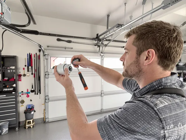Garage door opener repair service by Lewisboro Garage Door Repair in Lewisboro